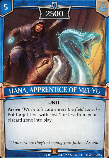 Hana, Apprentice of Mei-Yu