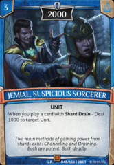 Jemial, Suspicious Sorcerer