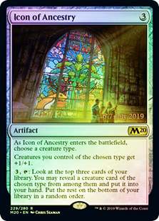 Icon of Ancestry - M20 Prerelease - Foil