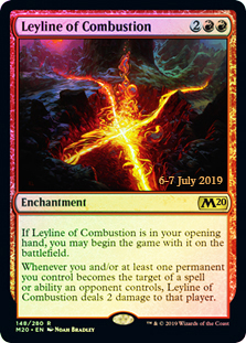 Leyline of Combustion - Foil - Prerelease Promo