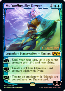 Mu Yanling, Sky Dancer - Foil - Prerelease Promo