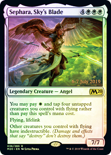 Sephara, Skys Blade - Foil - Prerelease Promo