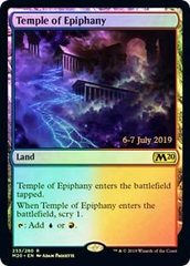 Temple of Epiphany - Foil - Core Set 2020 Prerelease Promo