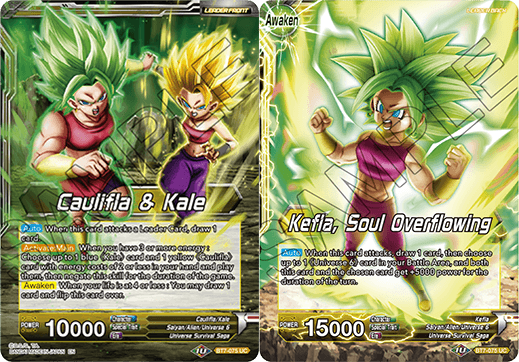 dragon ball super card game kefla Caulifla & Kale // Kefla, Soul Overflowing - BT7-075 - UC - TCG Singles » Series 7 Booster - Assault of the Saiyans Yellow Card type THIS DECK COULD FINALLY BE