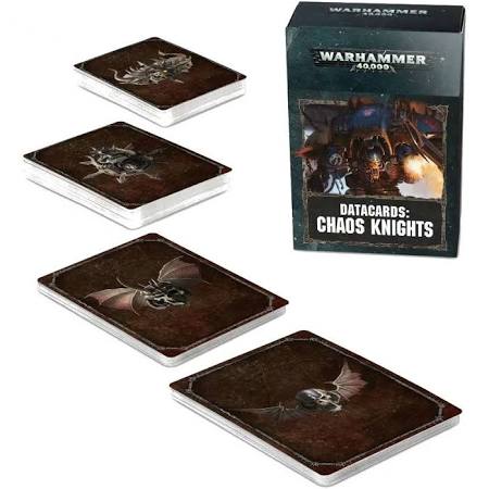 Datacards: Chaos Knights (English)