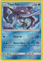 Tapu Fini - 53/236 - Rare - Reverse Holo