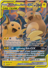 Raichu & Alolan Raichu Tag Team GX - 54/236 - Ultra Rare