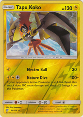 Tapu Koko - 69/236 - Reverse Holo Rare