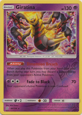 Giratina - 86/236 - Reverse Holo Rare