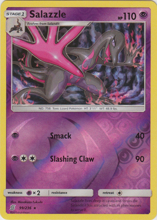 Salazzle - 99/236 - Rare - Reverse Holo