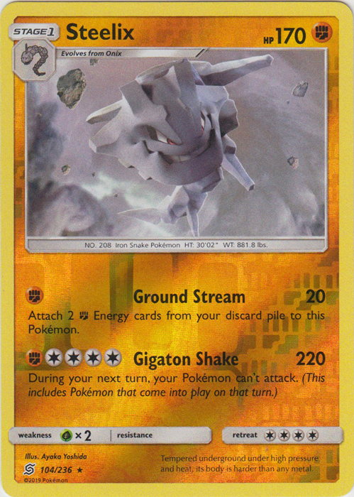 Steelix - 104/236 - Rare - Reverse Holo