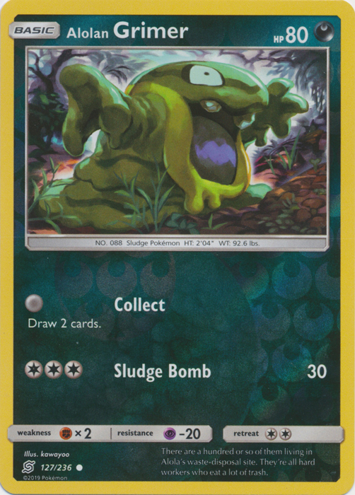 Alolan Grimer - 127/236 - Common - Reverse Holo