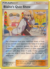 Blaine's Quiz Show - 186/236 - Uncommon - Reverse Holo