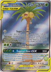 Rowlet & Alolan Exeggutor Tag Team GX - 215/236 - Full Art Ultra Rare