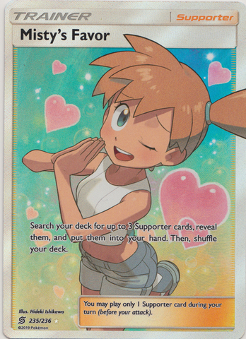 Misty's Favor - 235/236 - Full Art Trainer