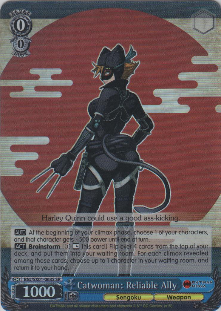 Catwoman: Reliable Ally - BNJ/SX01-063S SR