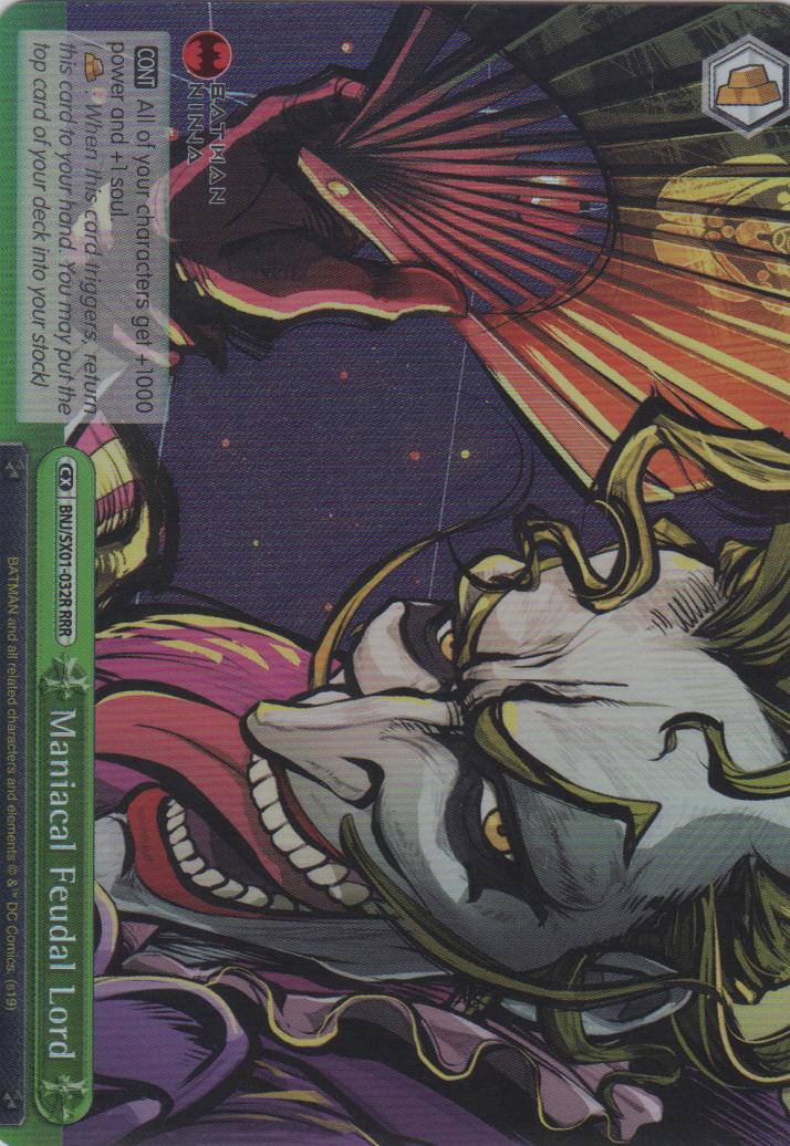Maniacal Feudal Lord - BNJ/SX01-032R RRR