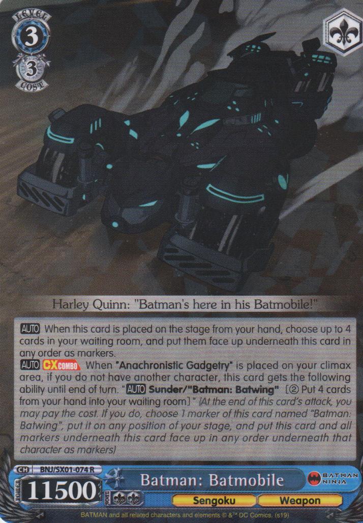Batman: Batmobile - BNJ/SX01-074 R