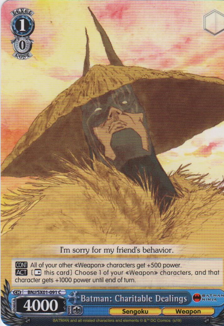 Batman: Chartitable Dealings - BNJ/SX01-091 C