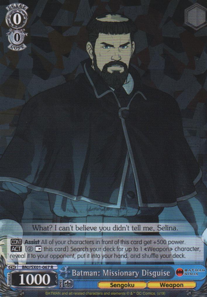 Batman: Missionary Disguise - BNJ/SX01-067 R