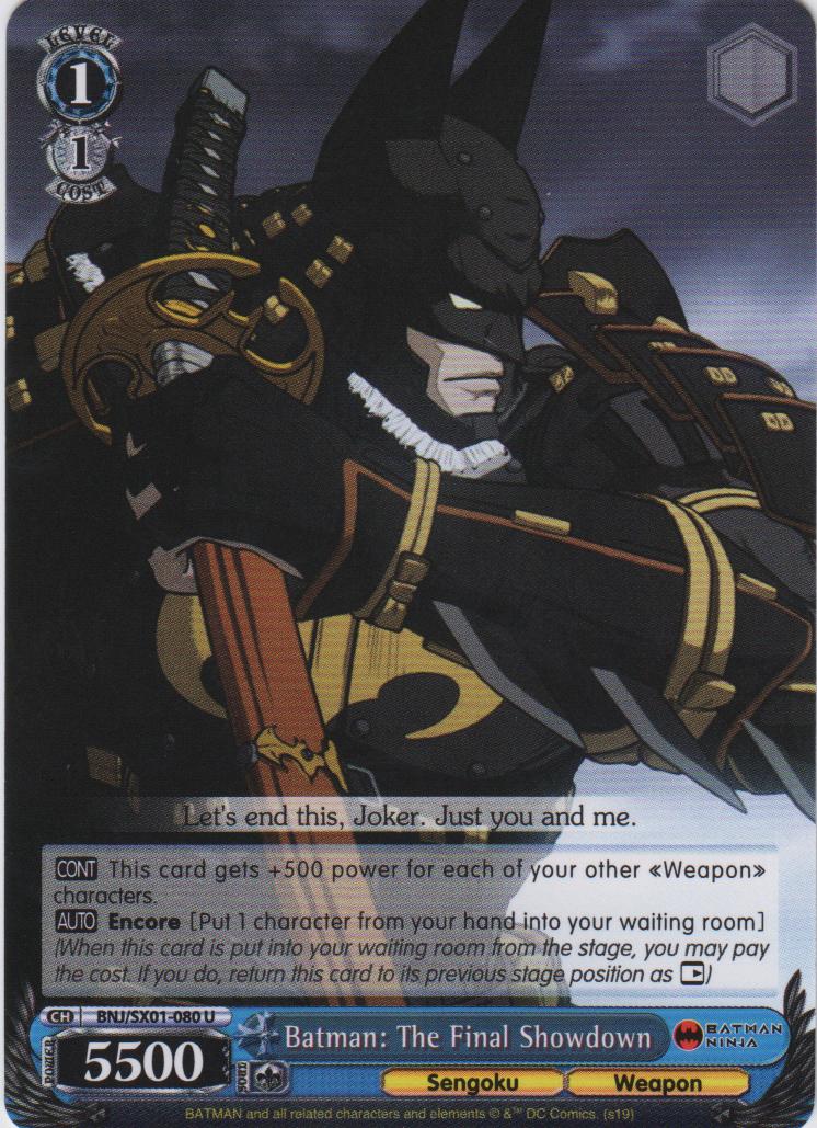 Batman: The Finale Showdown - BNJ/SX01-080 U