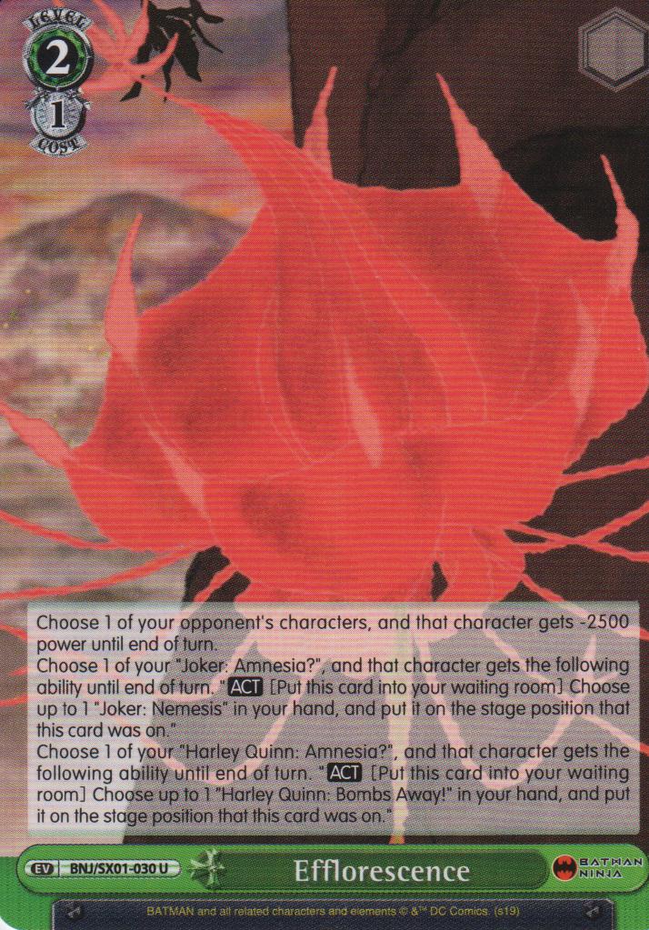 Efflorescene - BNJ/SX01-030 U