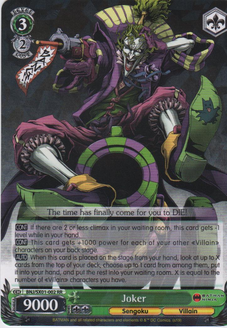 Joker - BNJ/SX01-002 RR