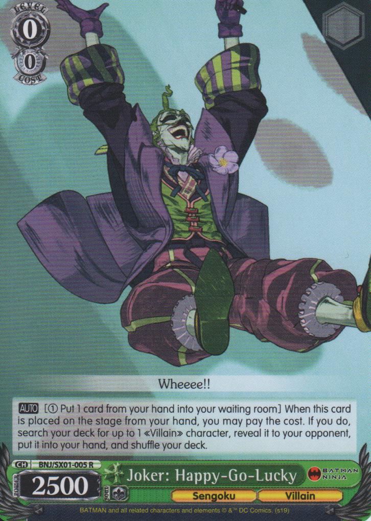 Joker: happy-Go-Lucky - BNJ/SX01-005 R