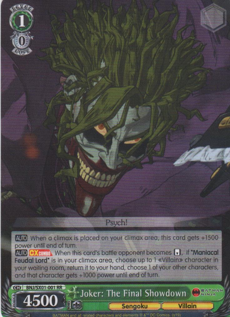 Joker: The Fianl Showdown - BNJ/SX01-001 RR