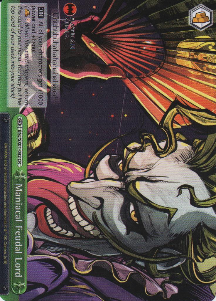 Maniacal Feudal Lord - BNJ/SX01-032 CR