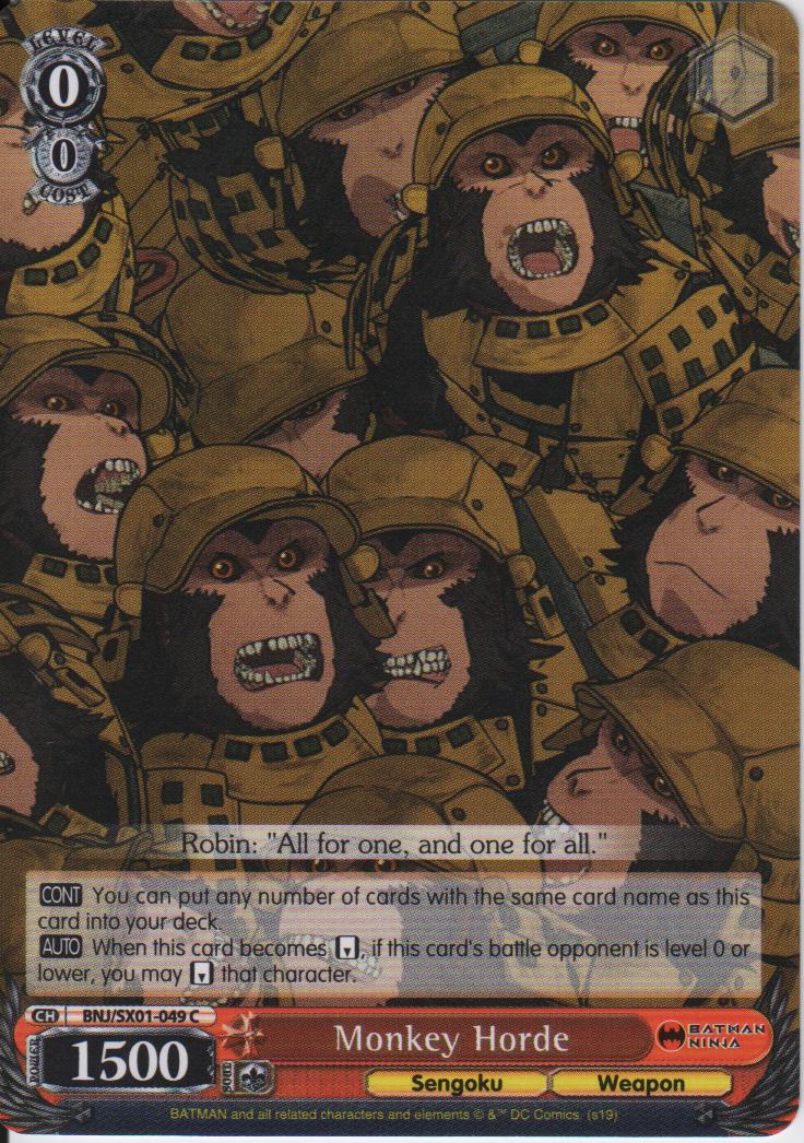 Monkey Horde - BNJ/SX01-049 C