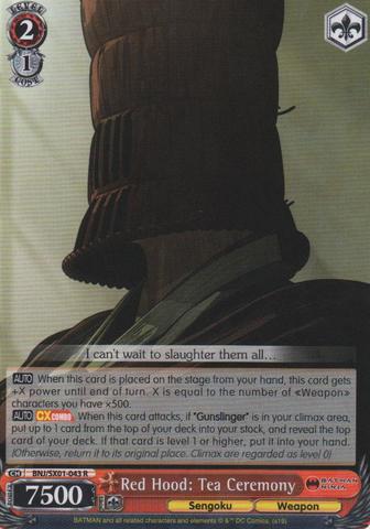 Red Hood: Tea Ceremony - BNJ/SX01-043 R