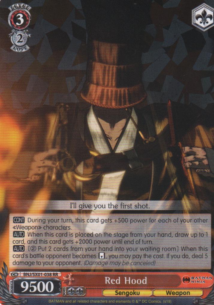 Red Hood - BNJ/SX01-038 RR