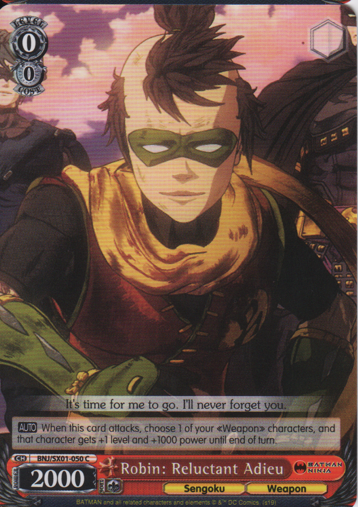 Robin: Reluctant Adieu - BNJ/SX01-050 C