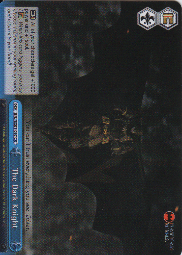 The Dark Knight - BNJ/SX01-097 CR