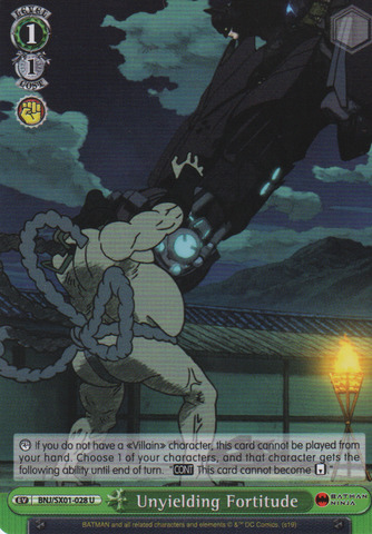 Unyeilding Fortitude - BNJ/SX01-028 U