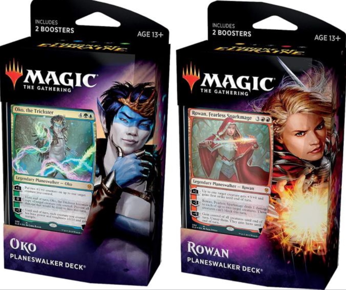 Throne of Eldraine Planeswalker Deck Set of 2 (Intro Pack): Rowan & Oko