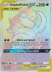 Slowpoke & Psyduck Tag Team GX - 239/236 - Secret Rare