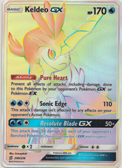 Keldeo GX - 240/236 - Secret Rare