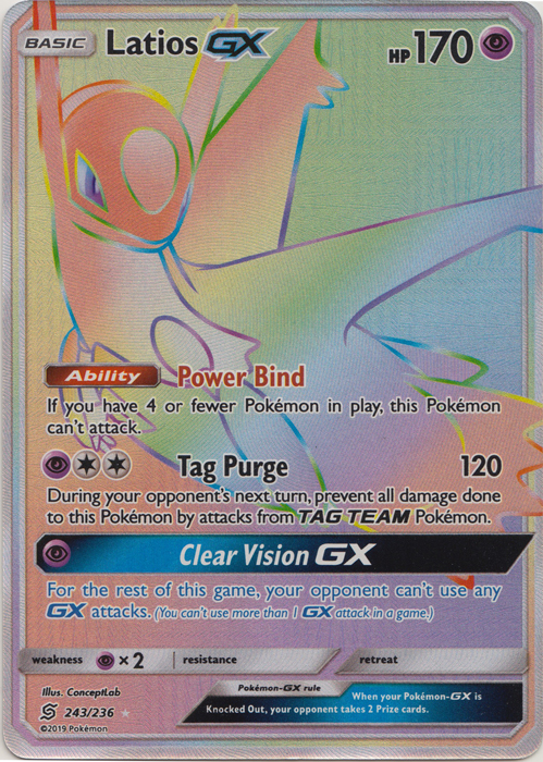 Pokemon Latios GX Secret Rare top