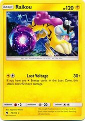 Raikou - 79/214 - Cracked Ice Holo (SM Lost Thunder Symbol)