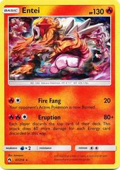 Entei - 47/214 - Cracked Ice Holo - Blazing Volcano Theme Deck Exclusive