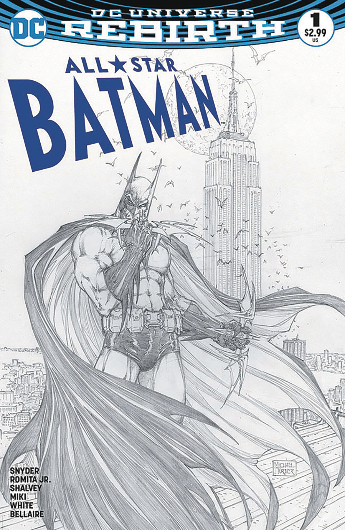 All Star Batman #1 Aspen B&W Var Set (STL067504)