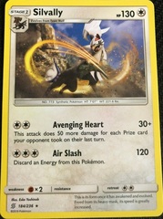 Silvally - 184/236 - Non Holo Laser Focus Theme Deck Exclusive