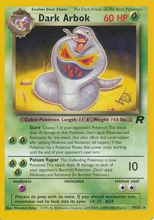 Dark Arbok - 19/82 - Stamped Promo