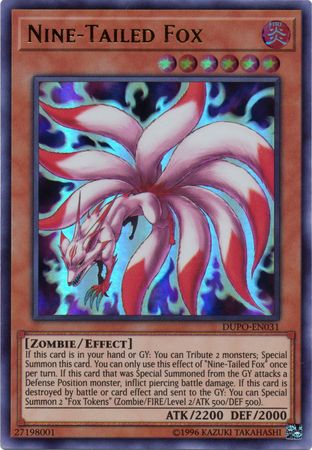 Nine-Tailed Fox - DUPO-EN031 - Ultra Rare - Unlimited Edition