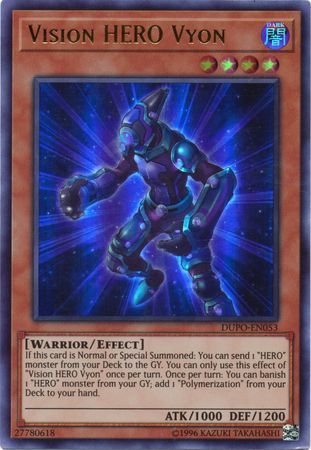 Vision HERO Vyon - DUPO-EN053 - Ultra Rare - Unlimited Edition