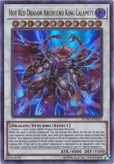 Hot Red Dragon Archfiend King Calamity - DUPO-EN059 - Ultra Rare - Unlimited Edition