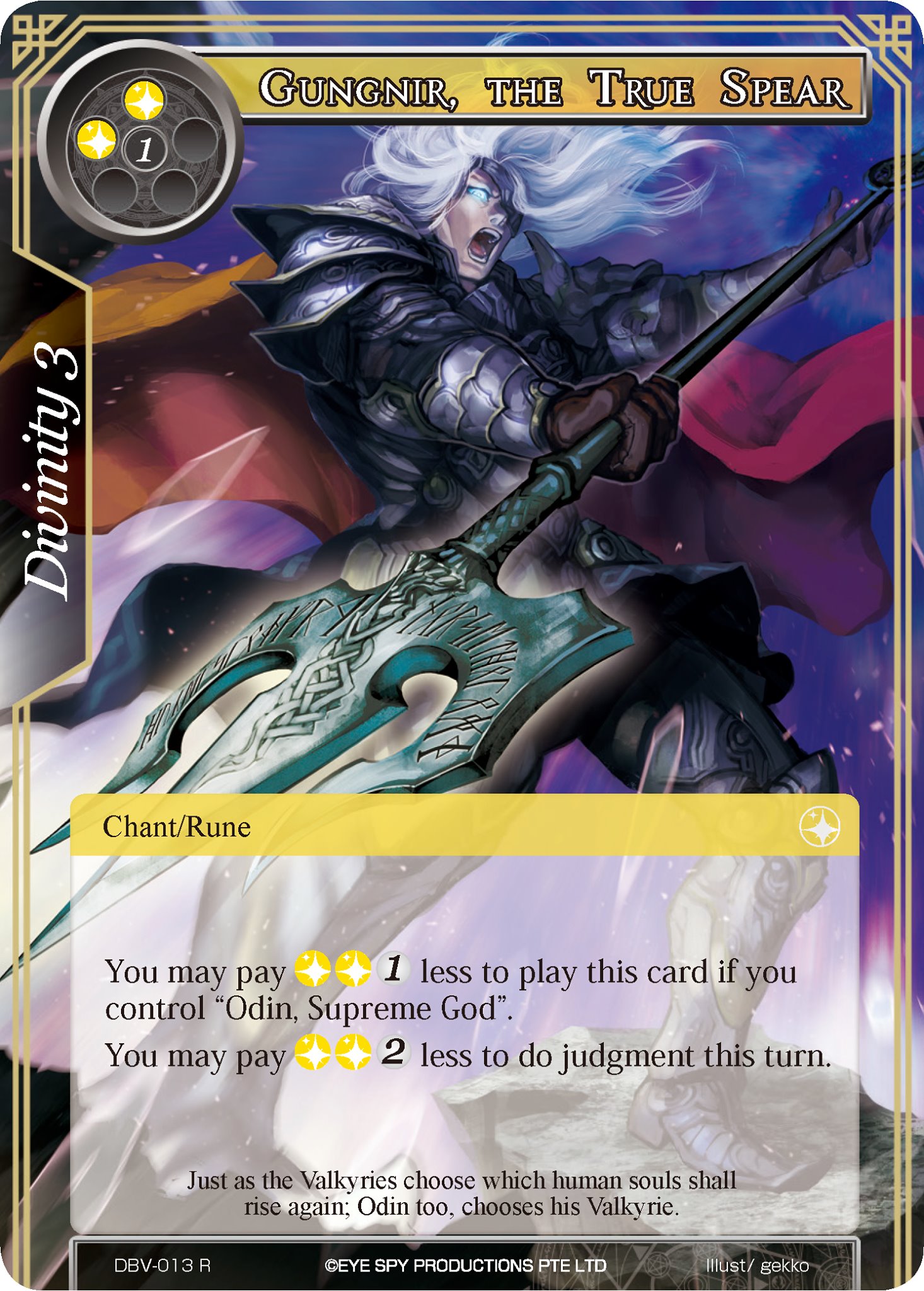 Gungnir, the True Spear - DBV-013 - R