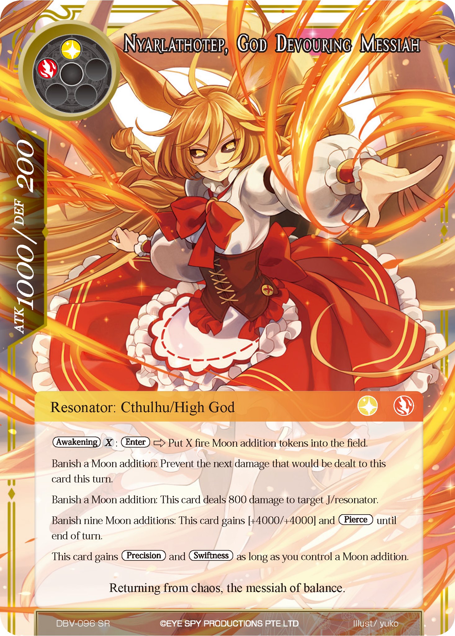 Nyarlathotep, God Devouring Messiah - DBV-096 - SR